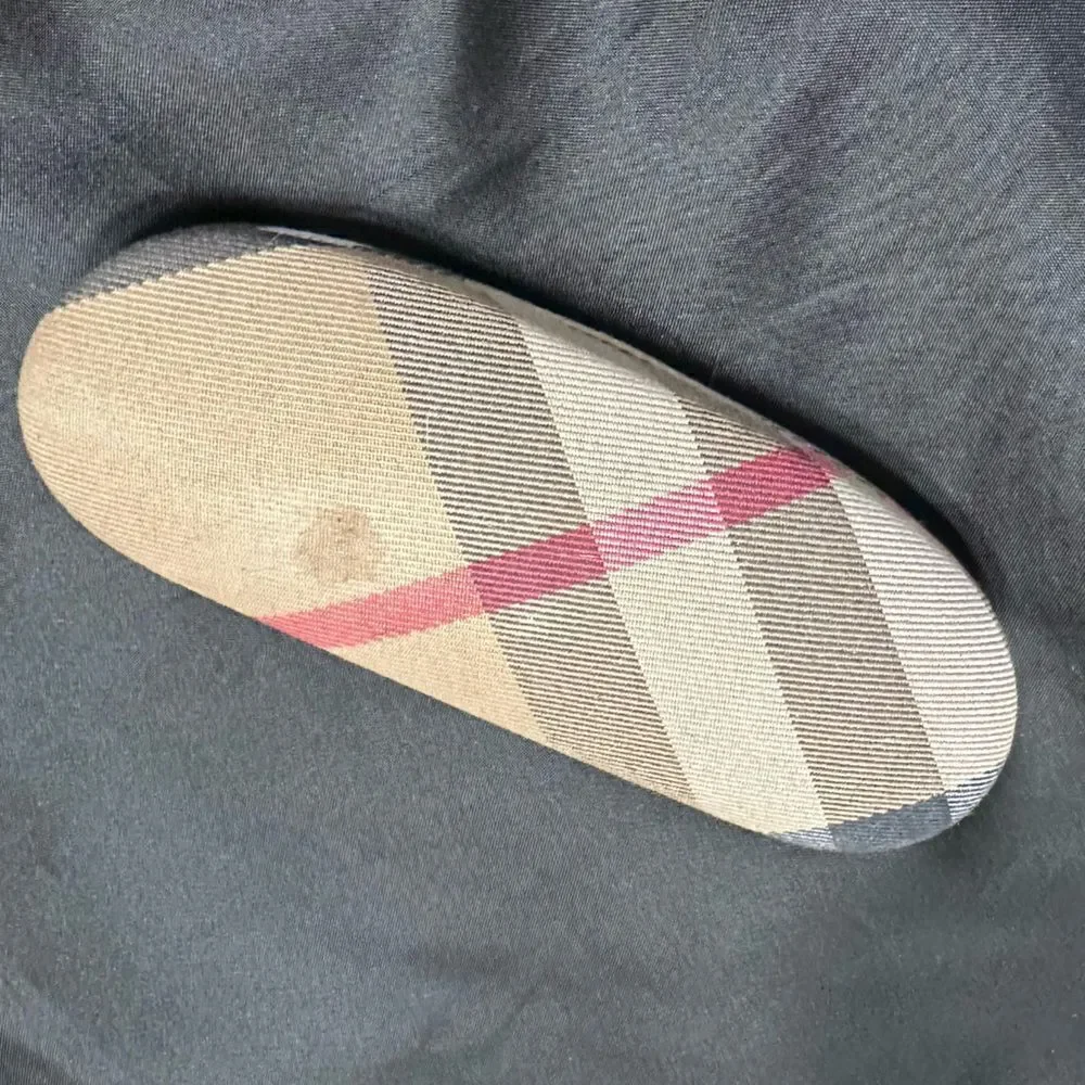 Traditional Burberry Plaid Spectacle Eyeglasses case